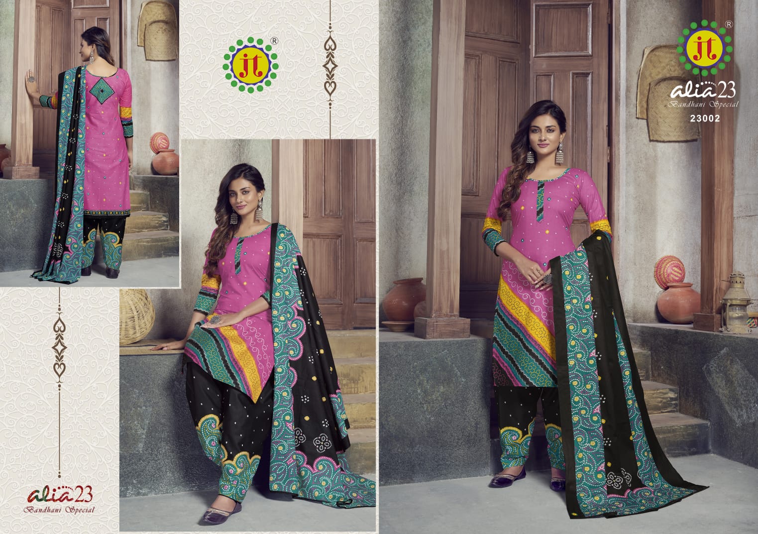 Jt Alia Vol 23 Casual Daily Wear Wholesale Printed Cotton Dress Material
